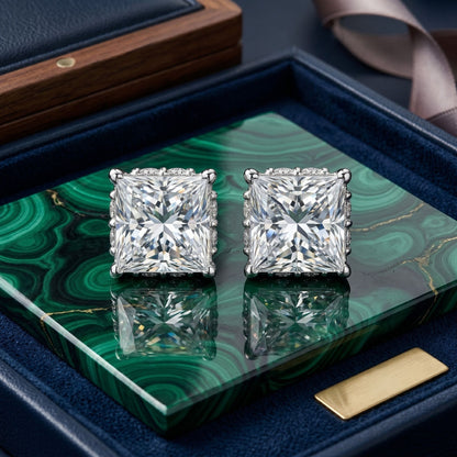 Axis Bold Solitaire Lab Grown Diamond Earrings