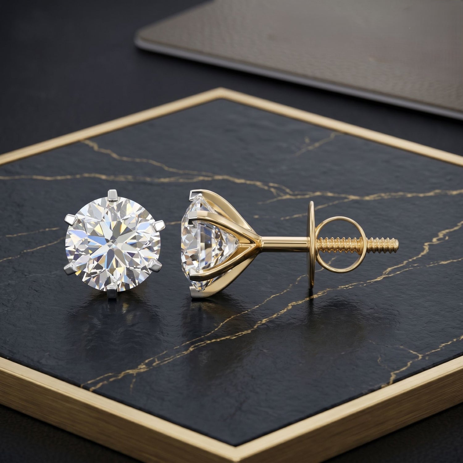 Everlight Shine Solitaire Lab Grown Diamond Earrings