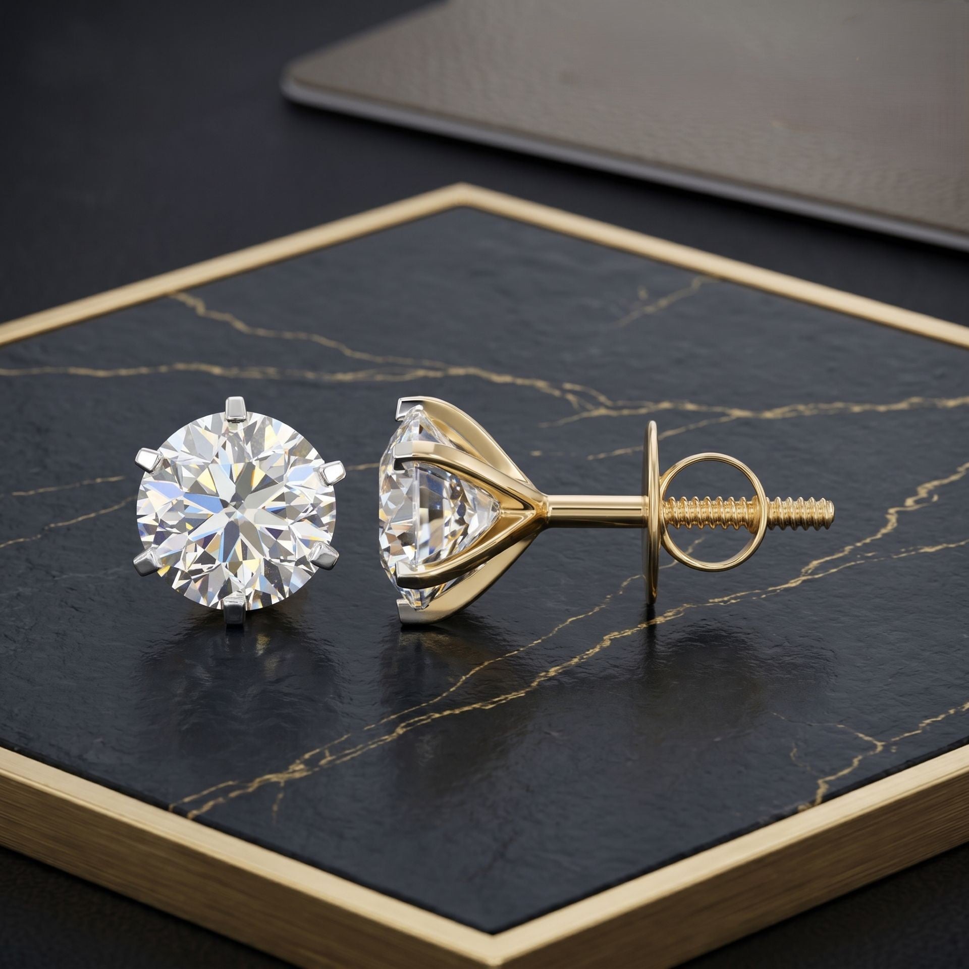 Everlight Shine Solitaire Lab Grown Diamond Earrings