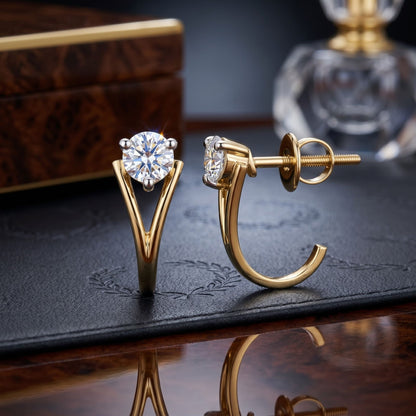 Flare Lab Grown Diamond Earrings