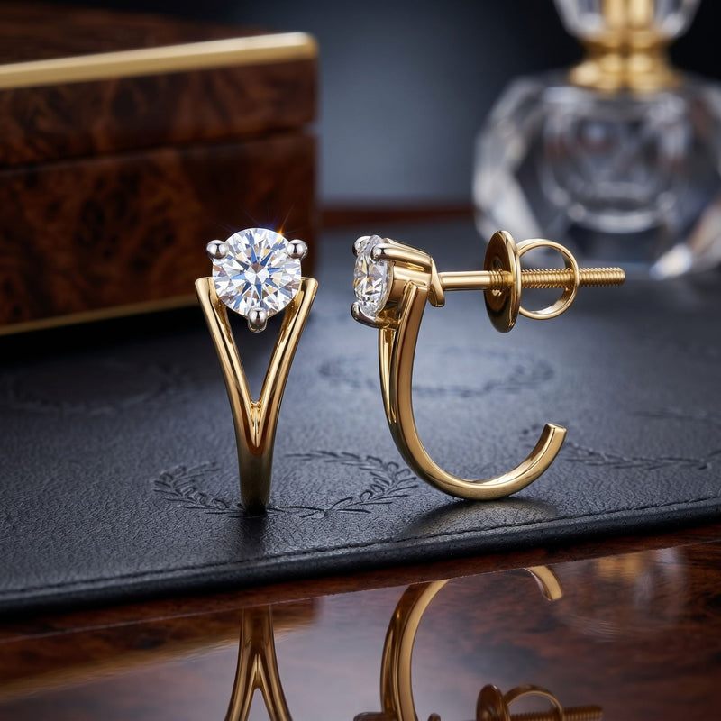 Flare Lab Grown Diamond Earrings