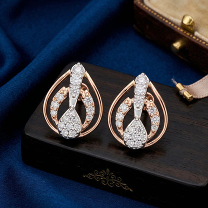Glittered Grace Lab Grown Diamond Earrings