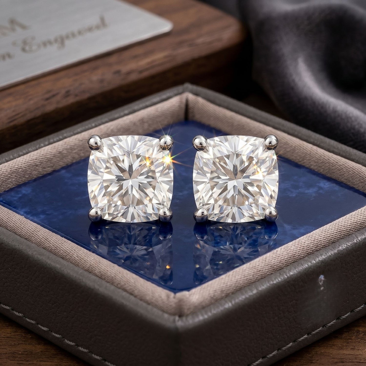 Grand Era Solitaire Lab Grown Diamond Earrings