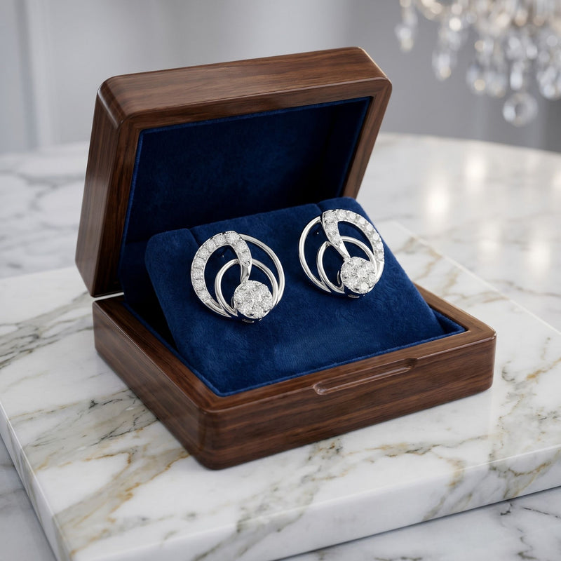 Harmonic Whisper Lab Grown Diamond Earrings