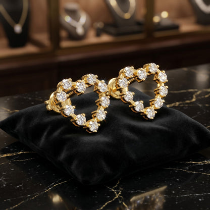 LoveNest Lab Grown Diamond Earrings