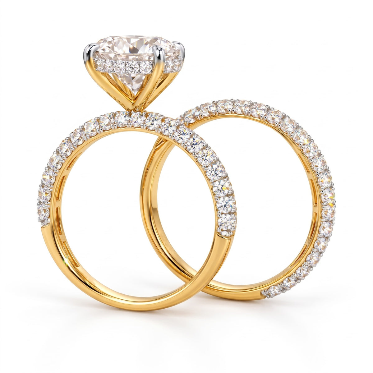 Aurevia Twin Solitaire Lab Grown Diamond Ring