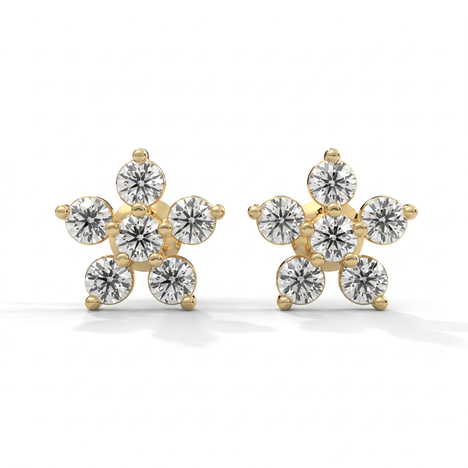 Blossom Lab Grown Diamond Stud Earrings