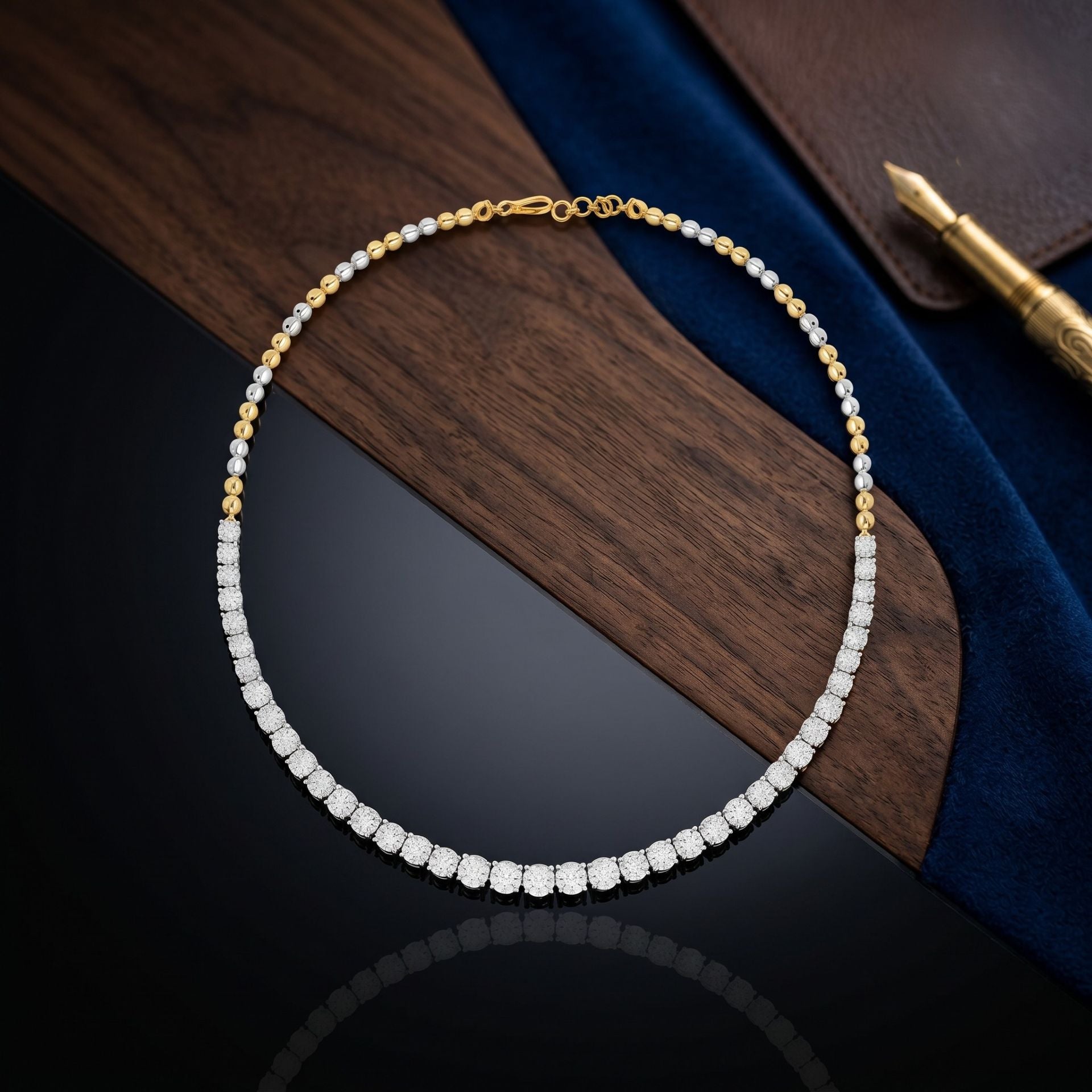 Eternity Lab Grown Diamond Tennis Necklace