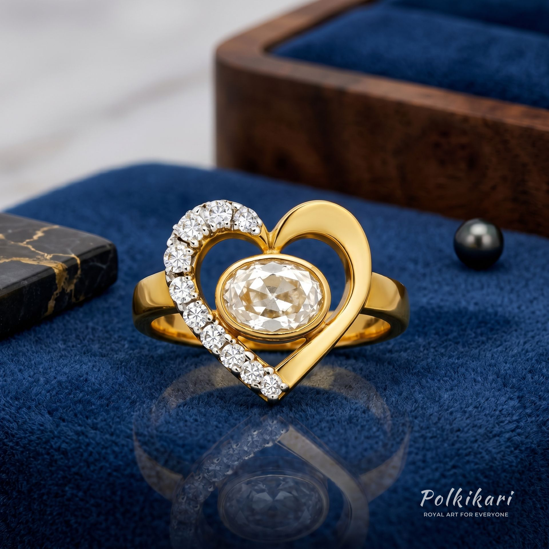 Love Light Lab Grown Polki Ring