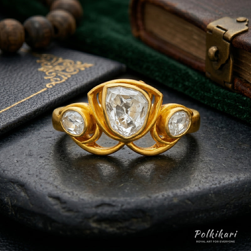 Radiant Horizon Lab Grown Polki Ring