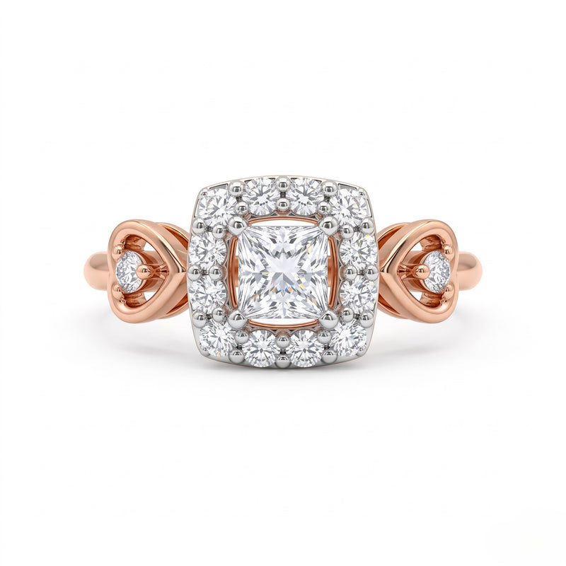 Serelle Princess Embrace Lab Grown Diamond Ring