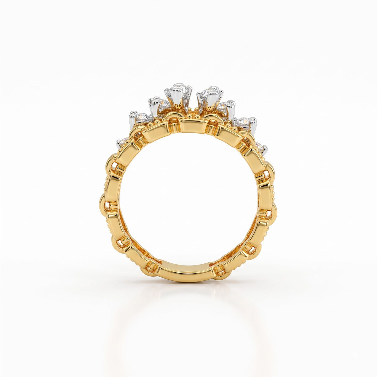 Splendor Petal Lab Grown Diamond Ring