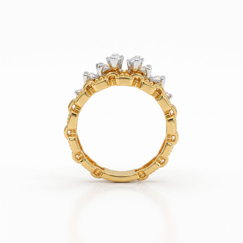 Splendor Petal Lab Grown Diamond Ring