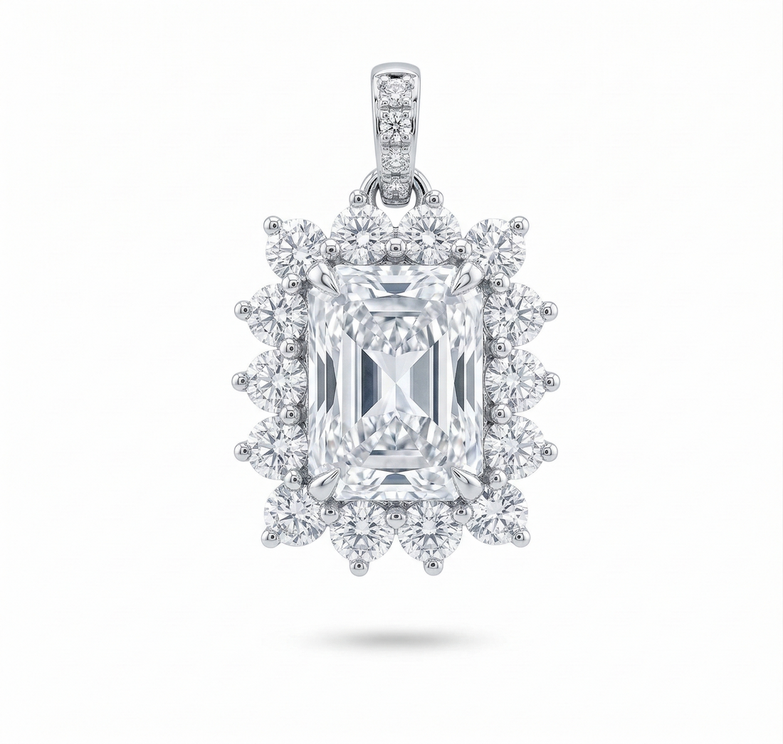 Heirloom Radiance Solitaire Lab Grown Diamond Pendant