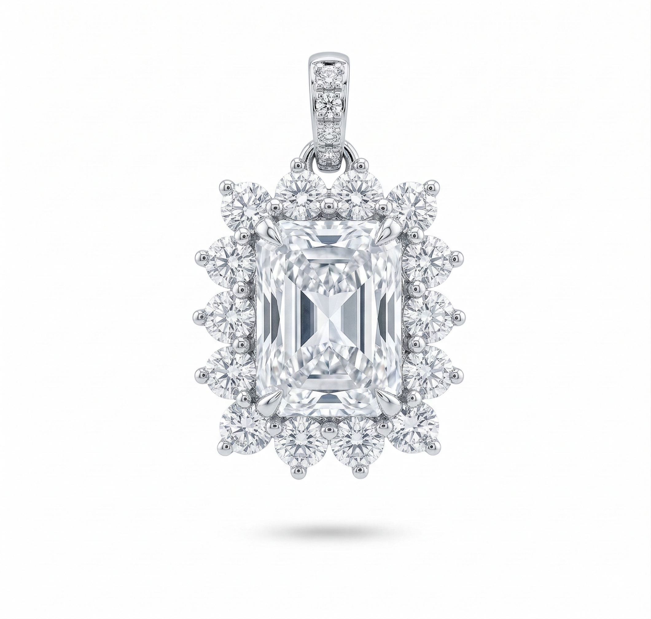 Heirloom Radiance Solitaire Lab Grown Diamond Pendant