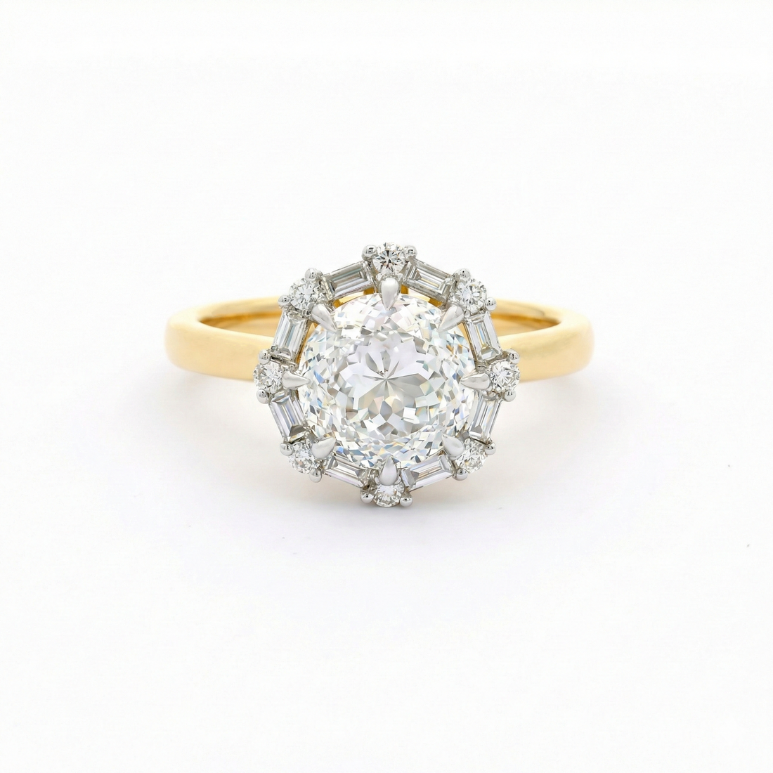 Celestara Bloom Solitaire Lab Grown Diamond Ring