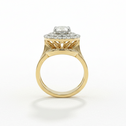 Monumental Solitaire Lab Grown Diamond Ring