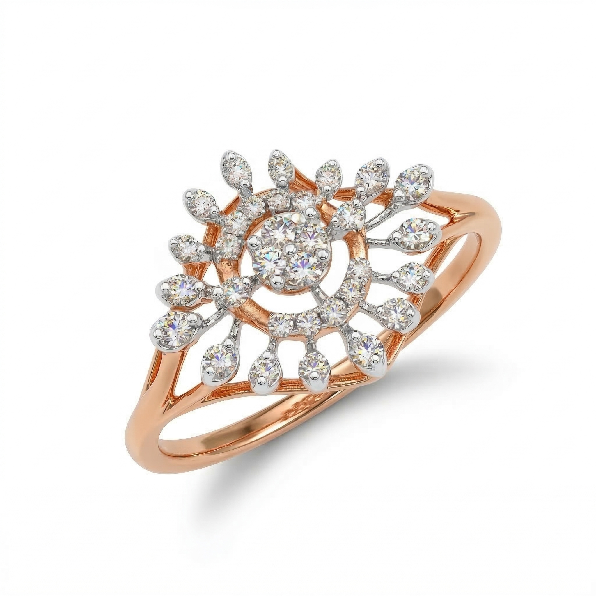 Lotus Flare Lab Grown Diamond Ring