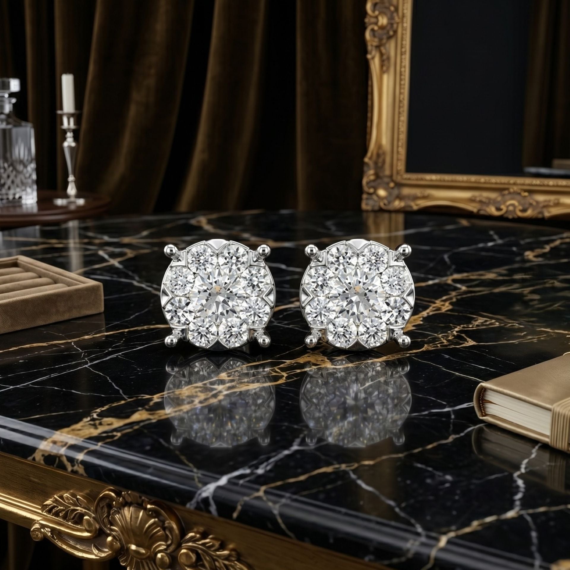 Brilliant Bloom Lab Grown Diamond Earrings