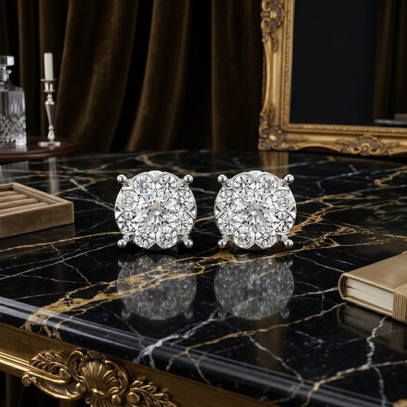 Brilliant Bloom Lab Grown Diamond Earrings
