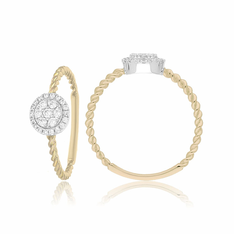 Radiant Halo Lab Grown Diamond Ring