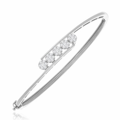 Orbital Lab Grown Diamond Bangle