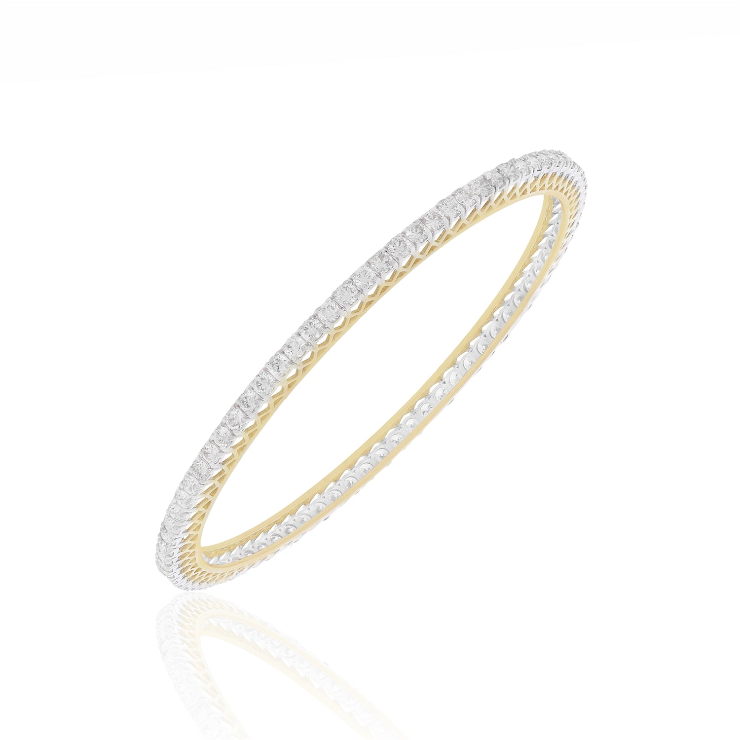 Mirrorlight Array Lab Grown Diamond Bangle