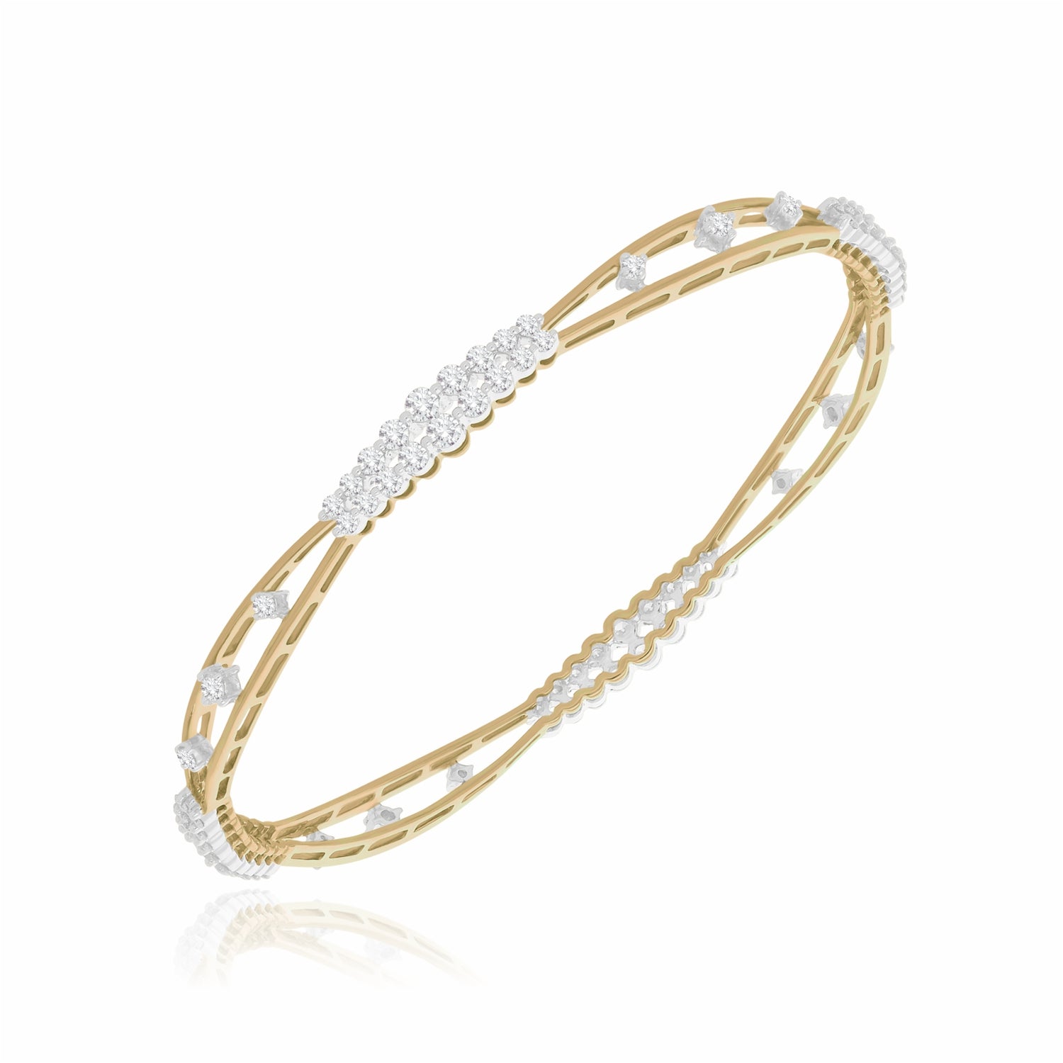Twinkle Veil Lab Grown Diamond Bangle