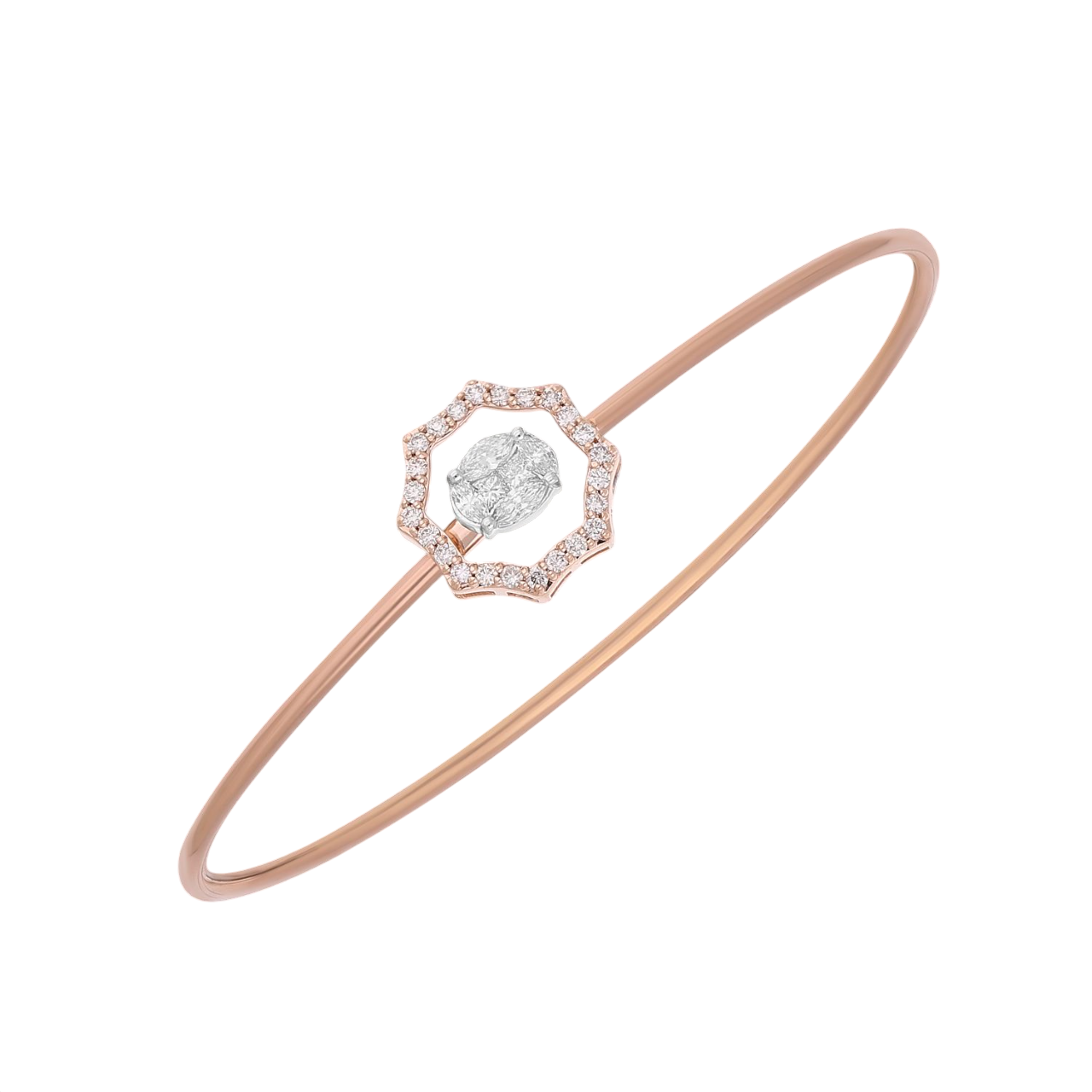 Bliss Octet Lab Grown Diamond Bangle