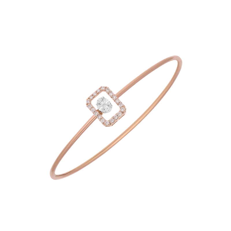 Frame Lab Grown Diamond Bangle