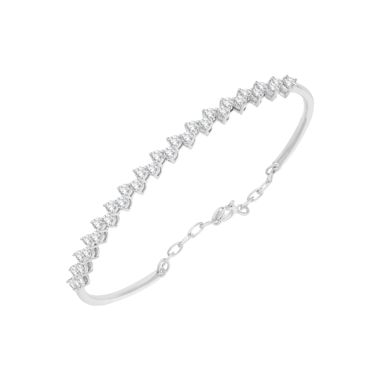 Virella Gleam Lab Grown Diamond Bangle
