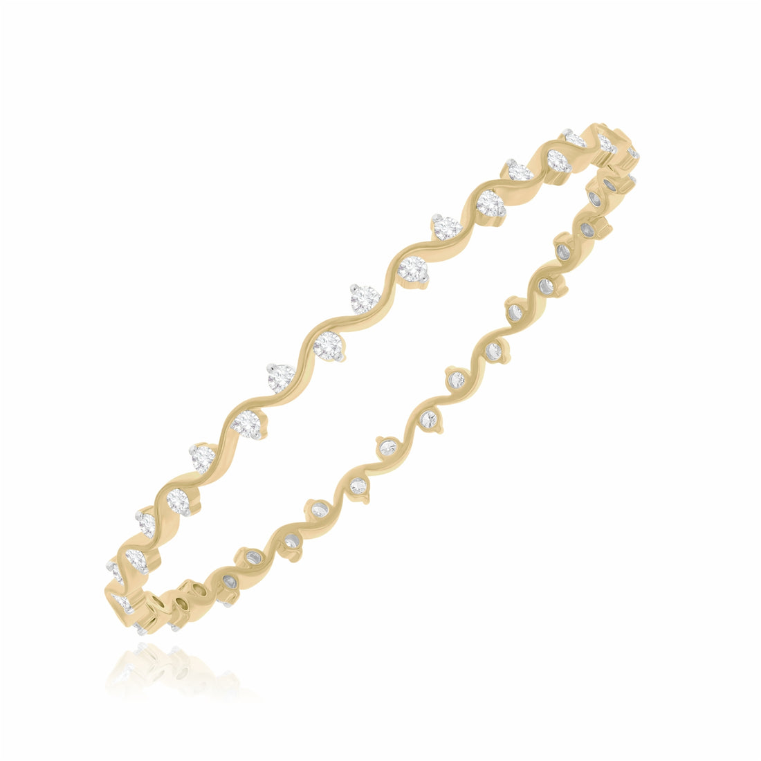 OceanWhirl Lab Grown Diamond Bangle