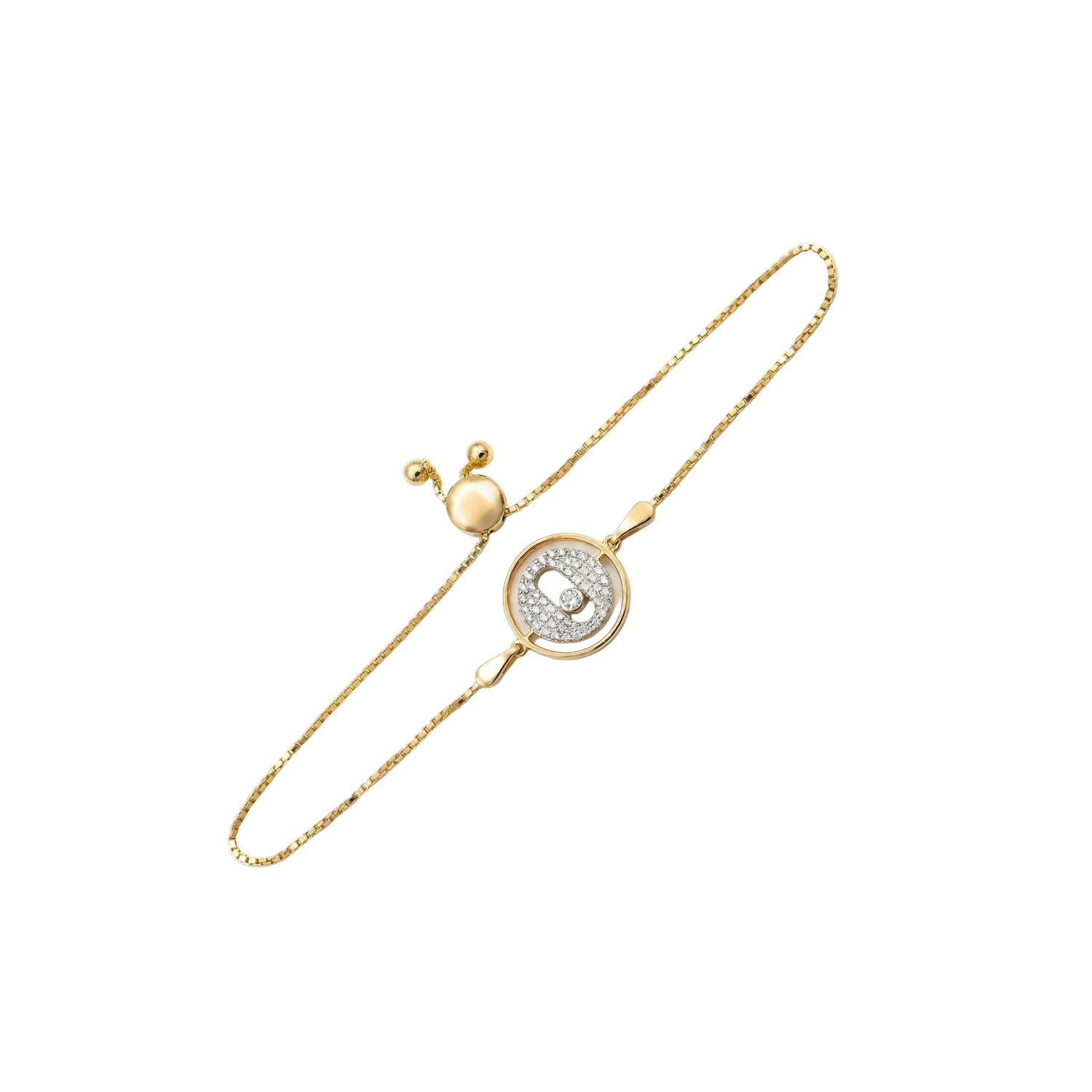 Floating Orbit Lab Grown Diamond Bracelet