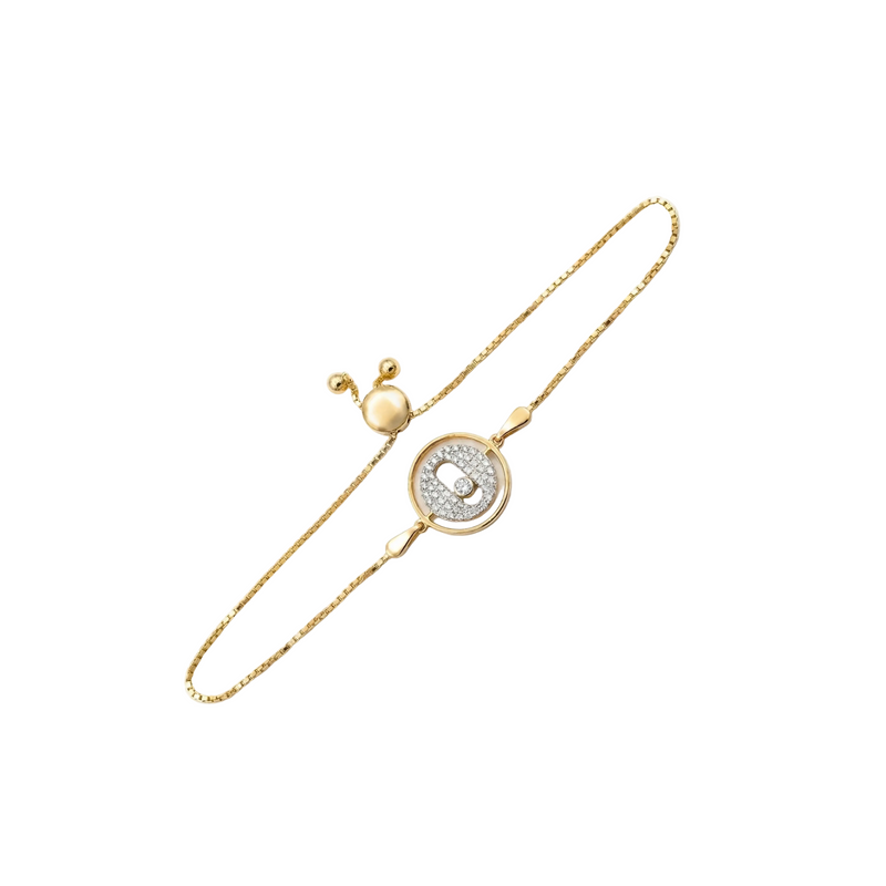 Floating Orbit Lab Grown Diamond Bracelet