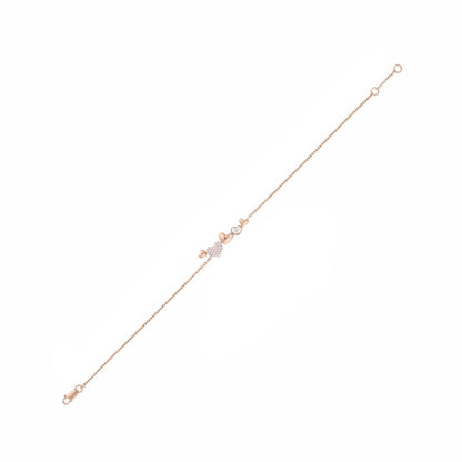 Fluttering Hearts Lab Grown Diamond Bracelet