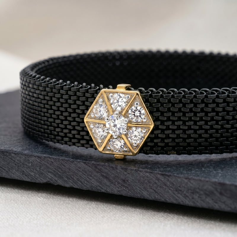 The Hex Lab Grown Diamond Bracelet