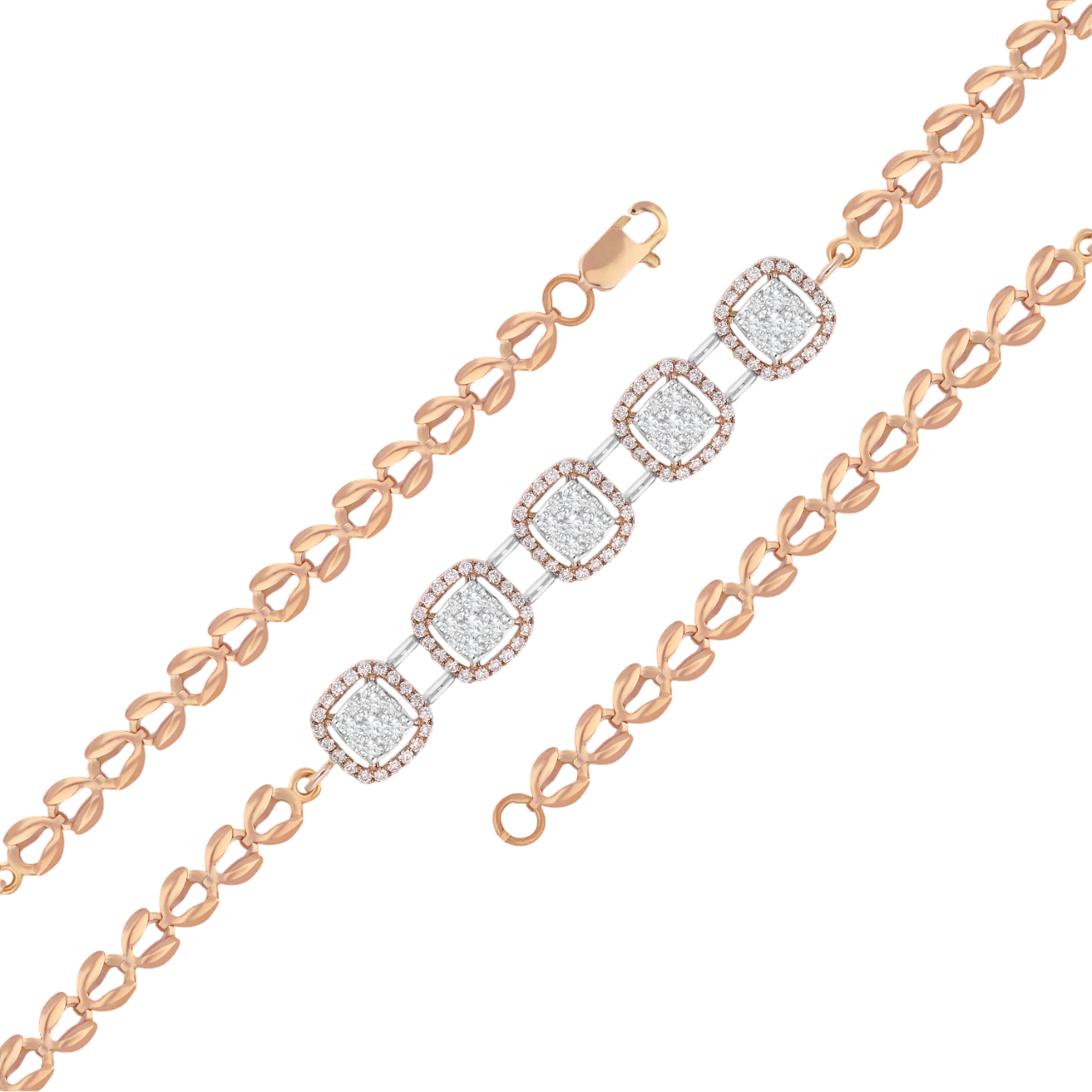 Petal Link Empress Lab Grown Diamond Bracelet