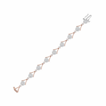 Springtide Cluster Lab Grown Diamond Bracelet