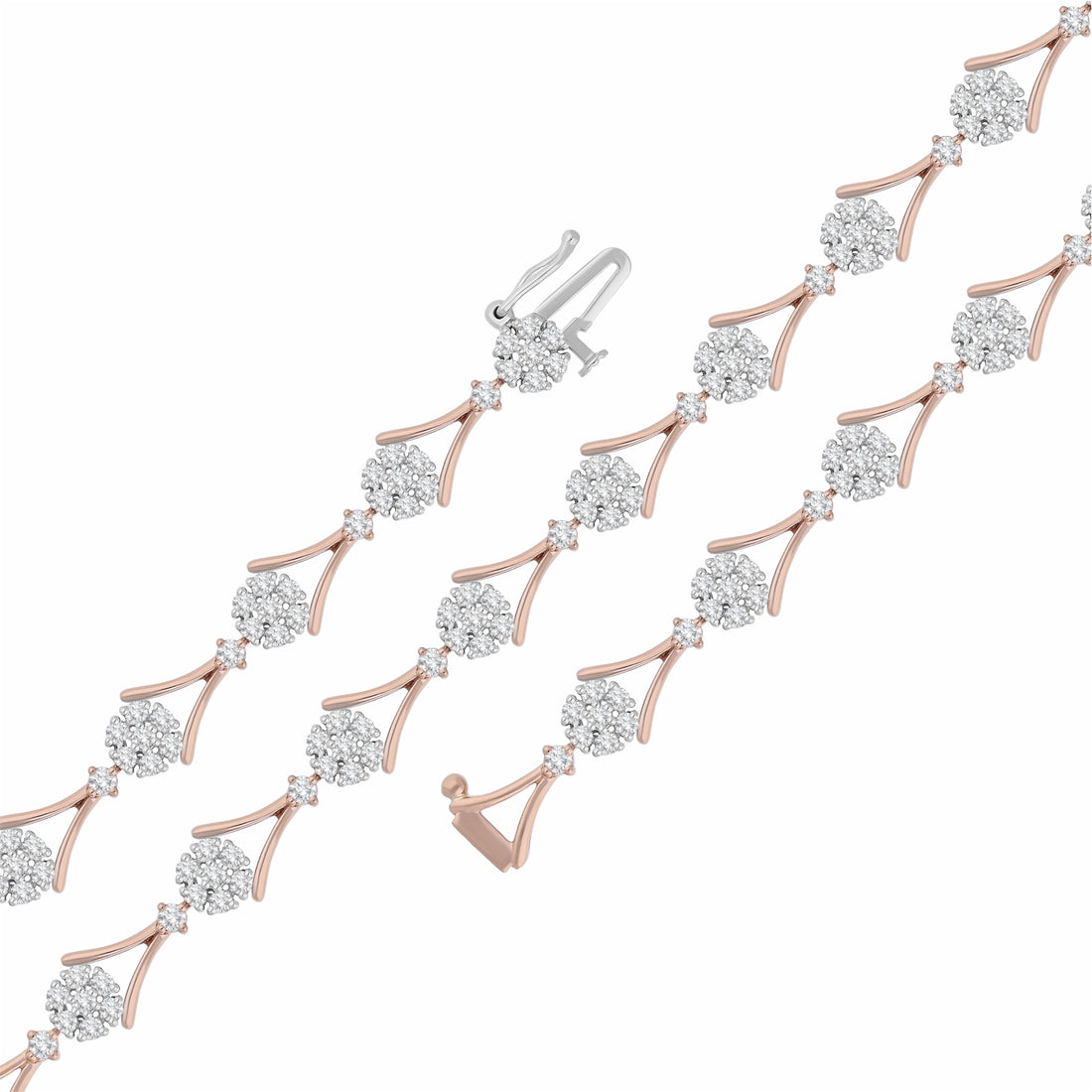 Springtide Cluster Lab Grown Diamond Bracelet