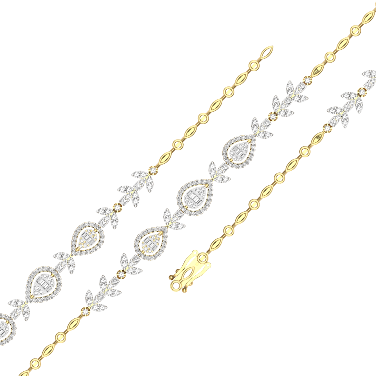 DewLeaf Lab Grown Diamond Bracelet