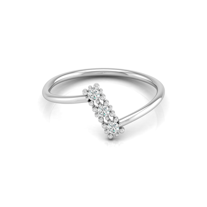 Drift Platinum Plated Lab Grown Diamond Ring
