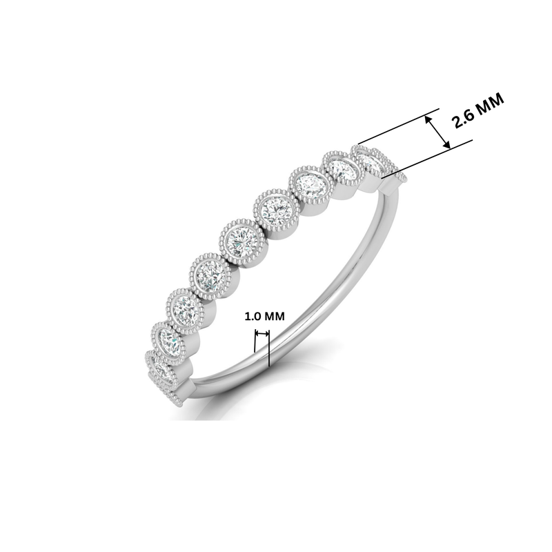Petite Halo Platinum Plated Lab Grown Diamond Ring