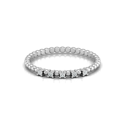 Orbital Pulse Platinum Plated Lab Grown Diamond Ring