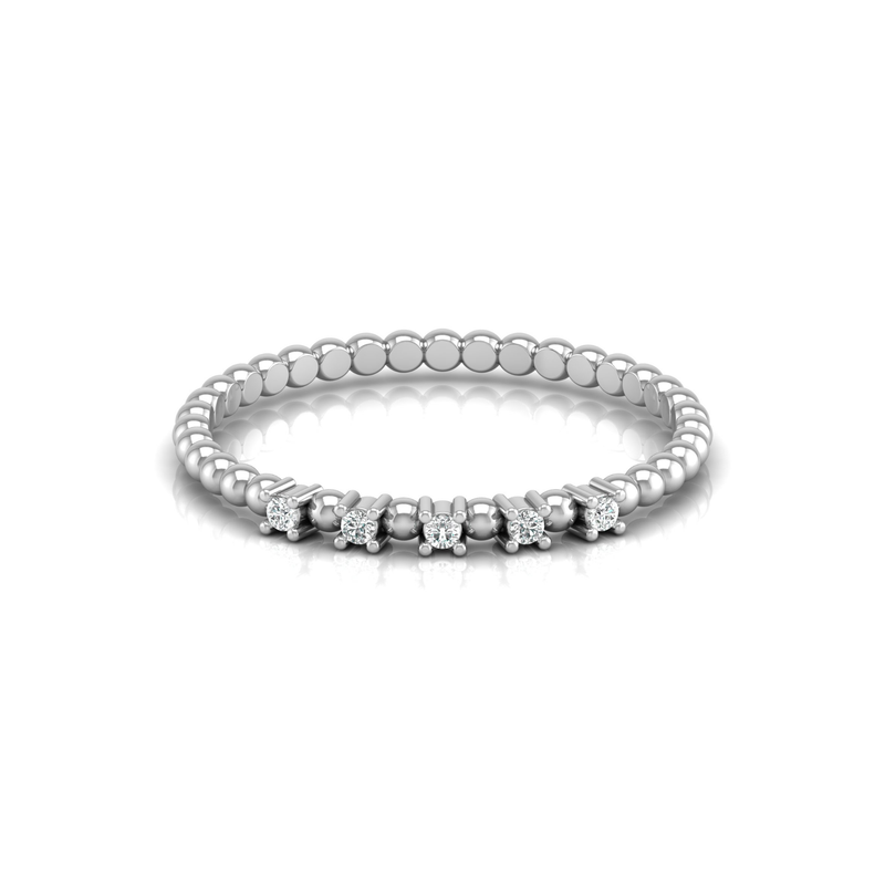 Orbital Pulse Platinum Plated Lab Grown Diamond Ring