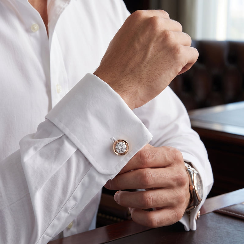 Centrix Lab Grown Diamond Cufflinks