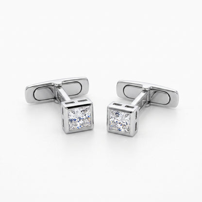 Square shaped cufflinks