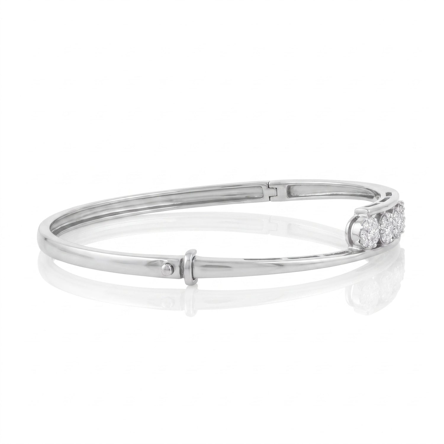 Orbital Lab Grown Diamond Bangle