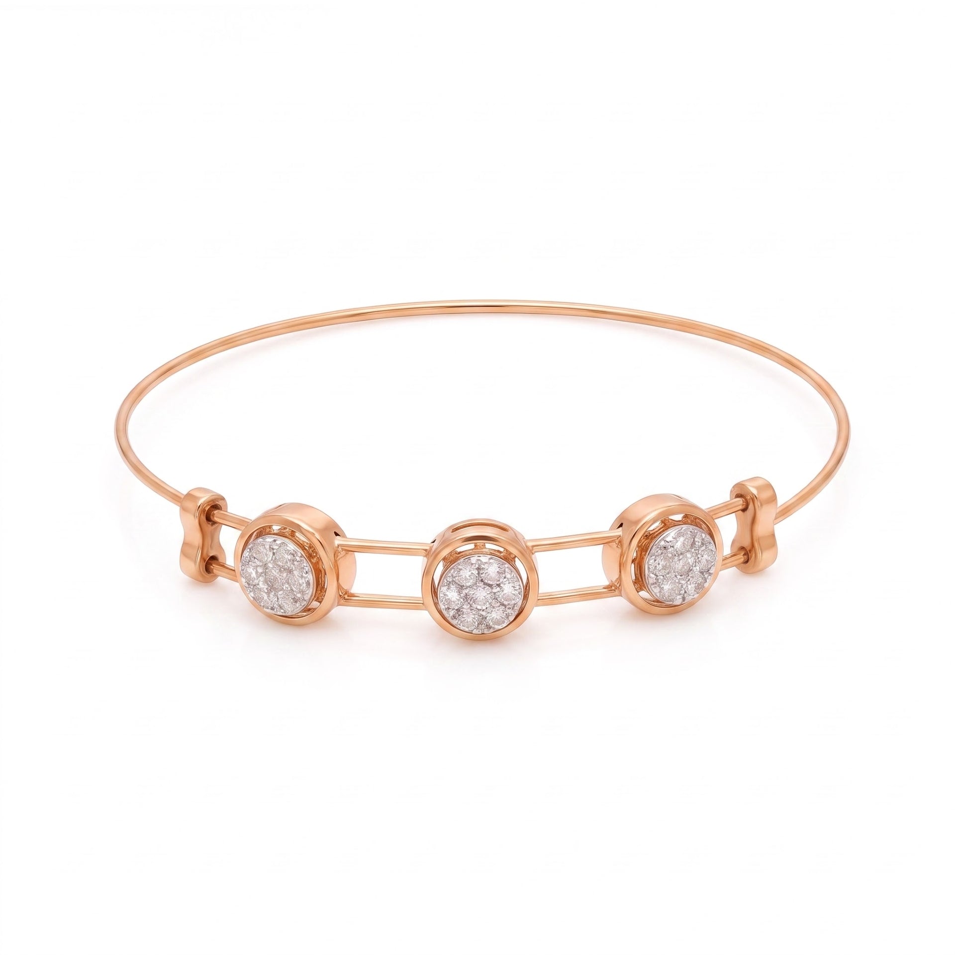 Galaxy Cluster Lab Grown Diamond Bangle