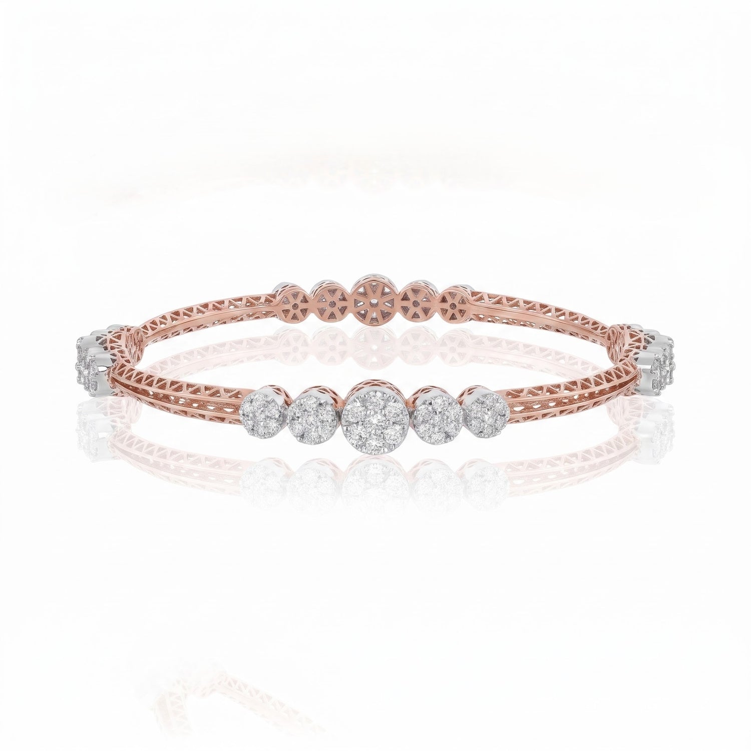 Petal Path Lab Grown Diamond Bangle