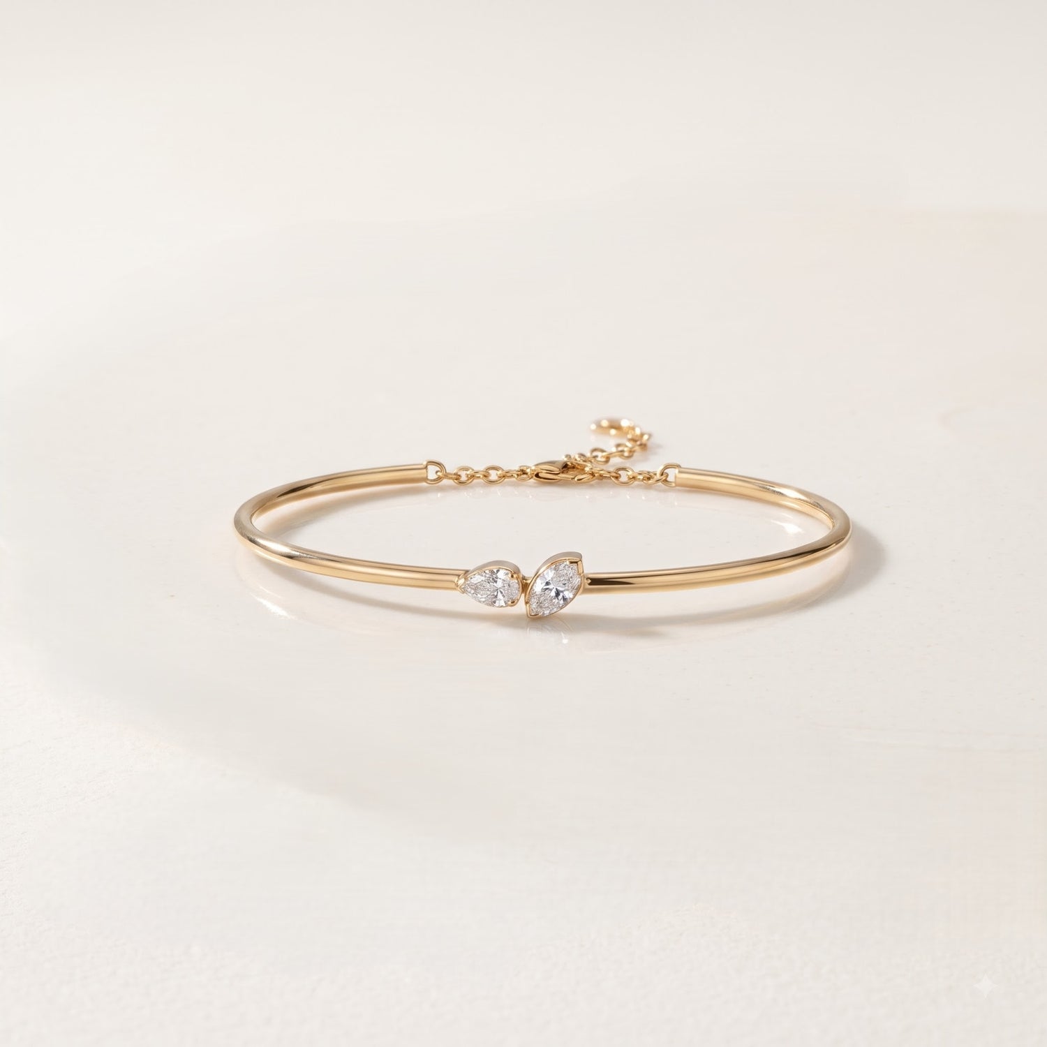 Ellipse Radiance Lab Grown Diamond Bangle